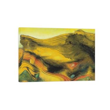 Imagem de Max Ernst Canvas Wall Art Pictures - Impressões de arte famosas com moldura de madeira - Impressão de reprodução em tela - Pintura de arte para decoração de casa - Sem título 9/50x70 cm 20x28