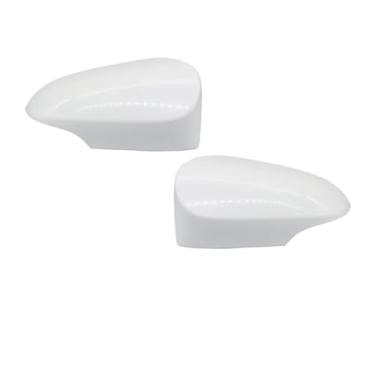 Imagem de Par de tampas de espelho lateral de asa, capa de espelho retrovisor, carcaça de concha compatível com Yaris 2012 2013 2014 2015 2016 2017 2018 2019 pintado - peças de reposição de alta qualidade(Unpai