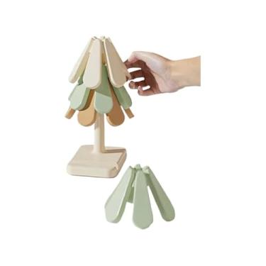 Imagem de Kit 4 Descansos de Panela Silicone 18cm Apoio de Panela(Aleatório)