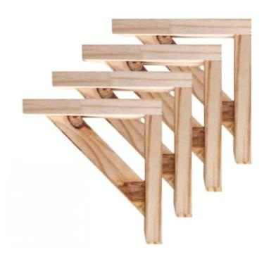 Imagem de 4 Suportes Mão Francesa Para Vaso de Plantas Gancho Para Plantas de Parede