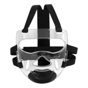 Imagem de Colaxi Máscara de Taekwondo Escudo Facial de Taekwondo Grelha Facial Capa de Proteção Transparente para Treinamento Sanda Sparring Boxe Equipamento de, S