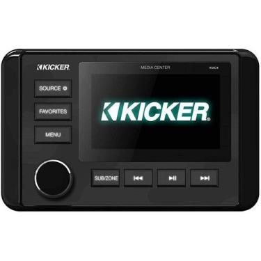 Imagem de Toca Radio Kicker KMC4 Marine USB/Aux/FM/BT
