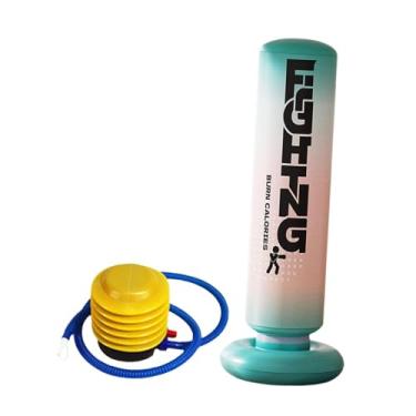 Imagem de KiBcsLic Saco de pancadas para crianças Sacos de areia Infláveis Bopper Saco de pancadas inflável para crianças, Verde, 1.8 Milhões