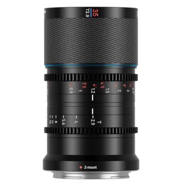 Imagem de SIRUI Lente anamórfica Saturn 35 mm T2.9 1.6X Full Frame de fibra de carbono, lente Cine para câmeras de montagem Z, 418 g (Blue Flare)