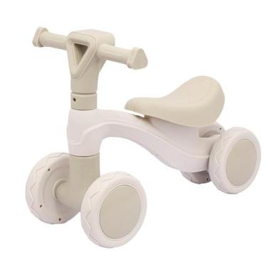 Imagem de Bicicleta Andador Equilíbrio Sem Pedal 4 Roda Zippy -Bege - Zippy Toys