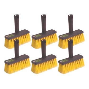 Imagem de Kit 6 Broxa Retangular Pequena Parede Multiuso 11,7x4,3 Cm - Odim