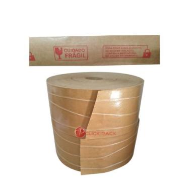 Imagem de 2 Un Fita gomada 80mm para canoa de fita gomada com Reforço 1Kg 105m c