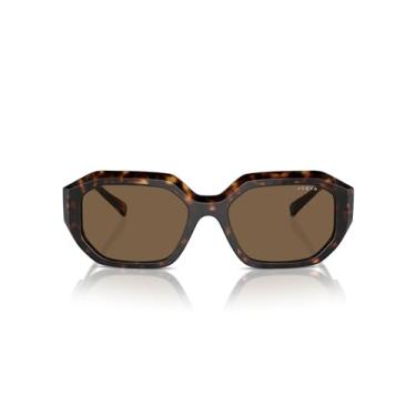 Imagem de Óculos de Sol Vogue Eyewear 0VO5554S W65673 Tam 54 / Havana Marrom - Lentes Marrom