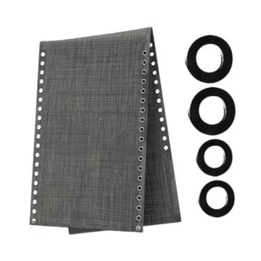 Imagem de Generic Tecido de reposição para poltronas reclináveis, tecido para poltronas de estar, capa de cadeira respirável para camping no quintal, pátio, gramado, Preto Cinza