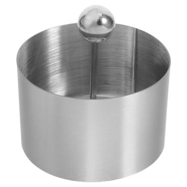 Imagem de PRETYZOOM Molde de Prensa para Sushi de Aço Inoxidável para Tiramisu Faça Você Mesmo, Molde Redondo Fácil de Usar para Onigiri, Máquina de Fazer Bolinhas de Arroz (l)