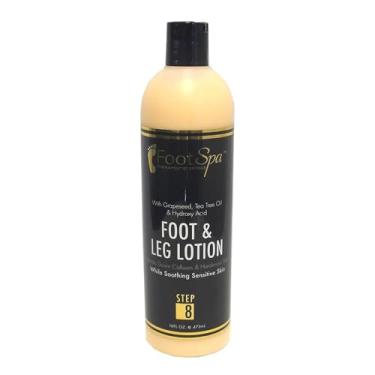 Imagem de FOOTSPA Foot Spa - Loção De Massagem Terapêutica Curativa, 473 Ml Com Hortelã-Pimenta E Eucalipto, Pedicure Profissional, Manicure Óleo Quente Corporal, Óleos Naturais Infundidos Vitaminas