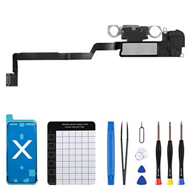 Imagem de DGSCSMY Para Iphone X Fone De Ouvido Substituição Alto-Falante Frontal Reparo 10 Módulo Oem Com Sensor Luz Ambiente Conector Proximidade Kit Ferramentas A1865 A1901 A1902