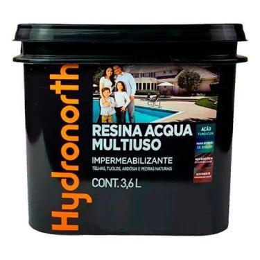 Imagem de Resina Acqua Multiuso Incolor Brilhante 3,6l Piso Telhado - Hydronorth
