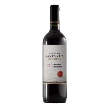 Imagem de Vinho Tinto Fino Seco Cabernet Sauvignon Reserva Santa Vita - Chile