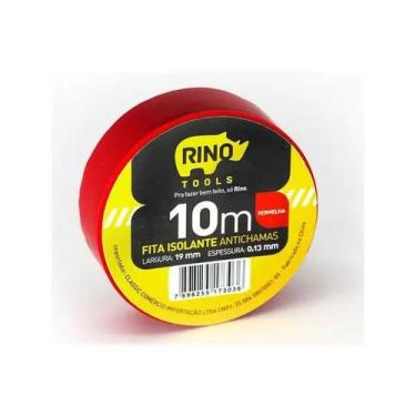 Imagem de Fita Isolante Colorida 10m Antichama Identificação de Cabos Proteção e