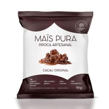 Imagem de Pipoca Artesanal Sabor Cacau Original Mais Pura 50g