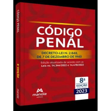 Imagem de Codigo Penal - Decreto-Lei N. 2.848, De 07 De Dezembro De 1940 - 8ª Ed