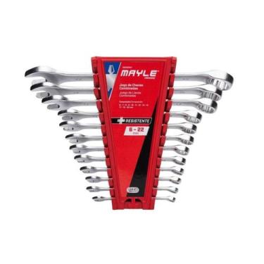 Imagem de Jogo de Chaves Combinadas Mayle 6-22 MM com 12 peças - 102405MY