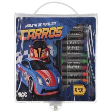 Imagem de Maleta De Pintura 42 Pecas - Carros