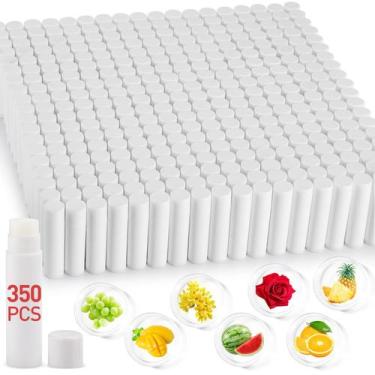 Imagem de Bálsamo labial VISRIE, pacote de 350, sem rótulo, natural, 7 sabores, 