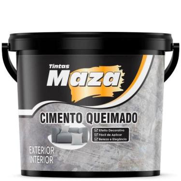 Imagem de Revestimento Balde Cimento Queimado Cinza 23Kg Maza