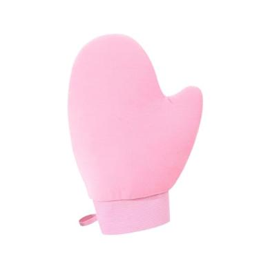 Imagem de KiBcsLic Luva autobronzeadora antiderrapante para pulso, macia para bronzeador, spray, mousse, loções, Rosa