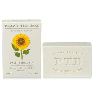 Imagem de KOBO Sabonete em barra de girassol doce Plant the Box (200 ml)
