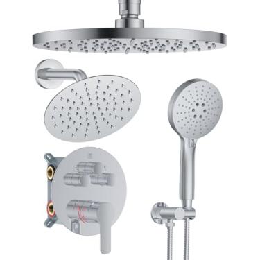 Imagem de Chuveiro de mão redondo, preto