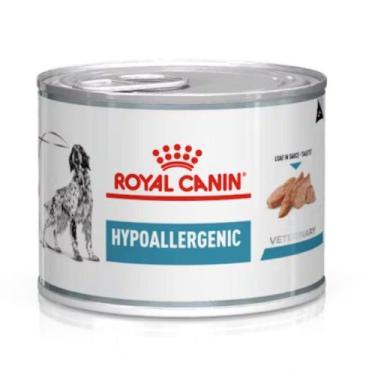 Imagem de Ração Úmida Royal Canin Lata Veterinary Diet Hypoallergenic para Cães 