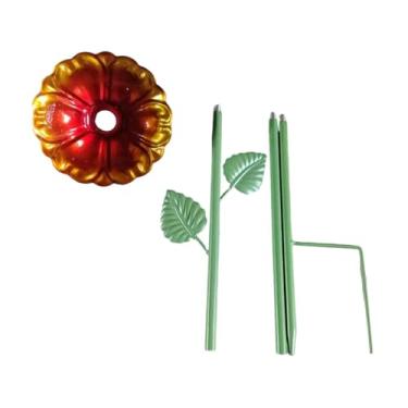 Imagem de Baoblaze Estação de irrigação para abelhas de jardim, decoração de quintal, bebedouro para abelhas, arte em forma de flor, alimentador de pássaros para áreas