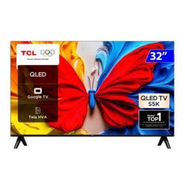 Imagem de Smart TV TCL QLED 32 Full HD Google TV 32S5K - SEMP TCL
