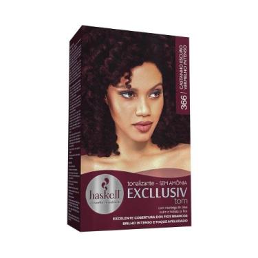 Imagem de Tintura Tonalizante Haskell 366 Castanho Escuro Vermelho Intenso