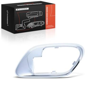 Imagem de A-Premium Moldura de maçaneta interna compatível com Chevrolet Tahoe 1996-2000, C1500, C2500, C3500, C3500HD, Suburban 1500 e GMC Yukon, K1500, K2500, K3500, K2500 Suburban e Cadillac Escala ade