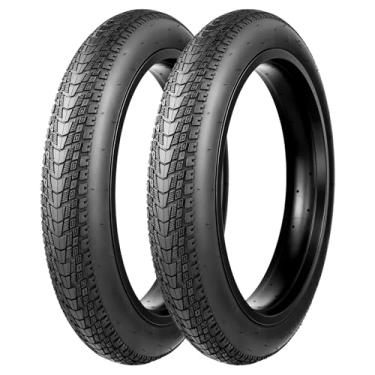 Imagem de MAKELEN Pneu gordo 20x3.0 para bicicleta elétrica – Pneu E-Bike de baixo perfil para ruas da cidade, estradas de cascalho e melhor eficiência energética (preto (2 pneus), 20 x 3,0)