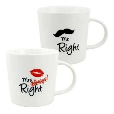 Imagem de Jogo De 2 Canecas Couple 280ml Em New Bone China Dynasty