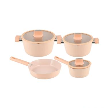 Imagem de Jogo de Panelas Indução 4 Peças Bege Chicago Casambiente