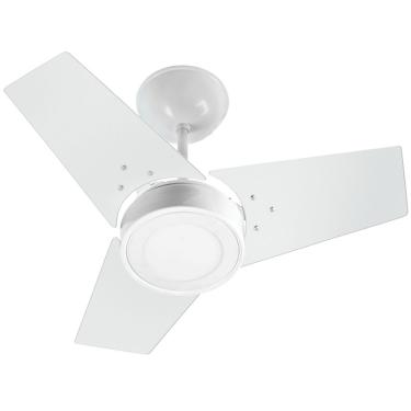 Imagem de Ventilador De Teto Fit Led Branco Com 3 Pás De 110 Volts - 59-3101 - Venti Delta