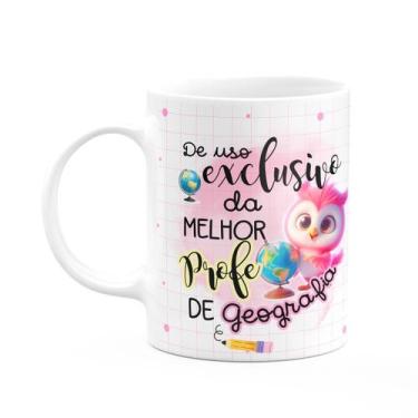 Imagem de Caneca - Uso exclusivo da melhor professora de geografia - JPS INFO