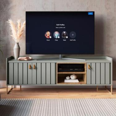 Imagem de Rack Ripado para TV até 45 Polegadas 140cm Trendy Moderno - Metta Mobi