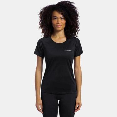 Imagem de Camiseta Olympikus Runner Mc 2.0 Feminina, Preto, GG
