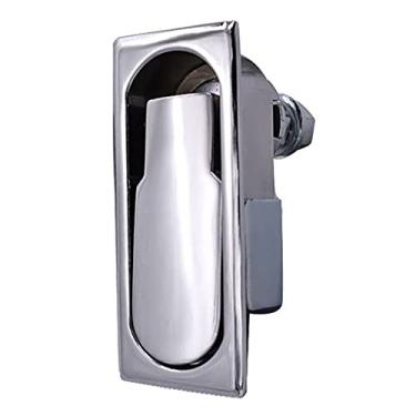 Imagem de KOINEN Maçaneta do freezer, maçaneta da porta do refrigerador, caixas de distribuição de energia, armários elétricos, fechaduras de porta de pressão traseira plana, maçanetas de porta (tamanho : Cor