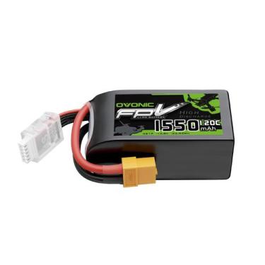 Imagem de Bateria Lipo OVONIC 14,8V 1550mAh 4S 120C com plugue XT60