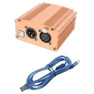 Imagem de Fonte fantasma,phantom Power +48 V p/microfone Condensador,alimentação