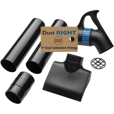 Imagem de Kit de varredura de piso de troca rápida Dust Right de 4" com alça