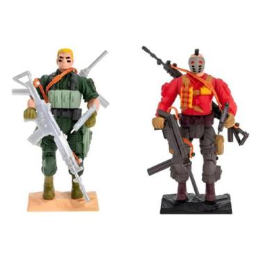 Imagem de Bonecos Sos Commandos Gulliver White Billy Vs Gladios 893