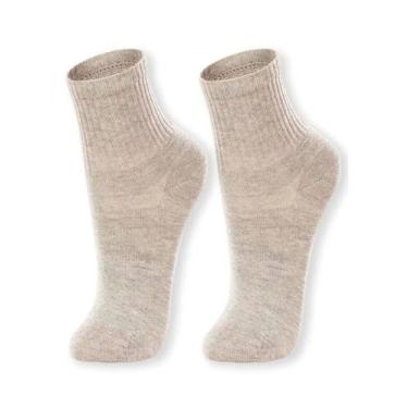 Imagem de Kit/2 Meia Cano Médio Lupo 02727-088 Kids Canelada Algodão T. 24/29 30