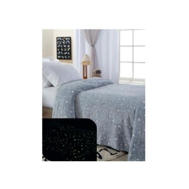 Imagem de Manta Cobertor Infantil Solteiro Brilha Escuro 1,50X2,00 Mts - Corttex