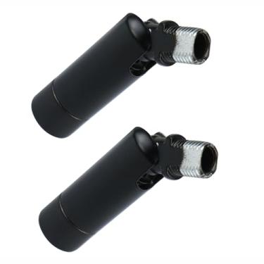 Imagem de Bntyok Adaptador de teto inclinado 2 peças adaptadores de teto inclinado de iluminação adaptador de pingente de luz para lâmpada de teto luminária pendente lustre acessórios de suspensão de trilho