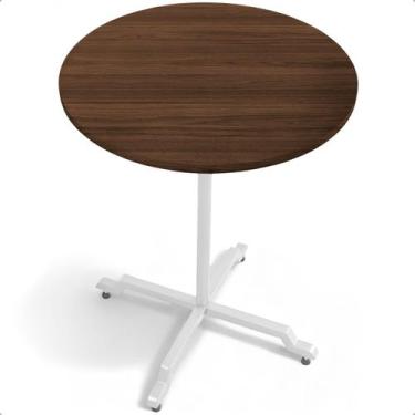 Imagem de Mesa de Canto Redonda Decorativa Mesa Lateral Valência - Loja da Isa, 