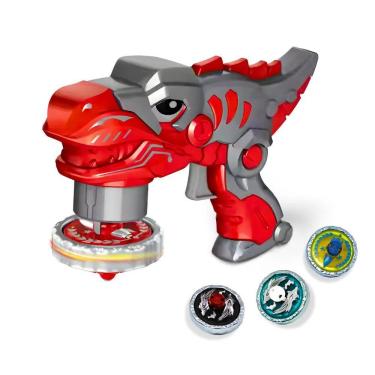 Imagem de Brinquedo Beyblade Batalha Dinossauro Lançador De Disco